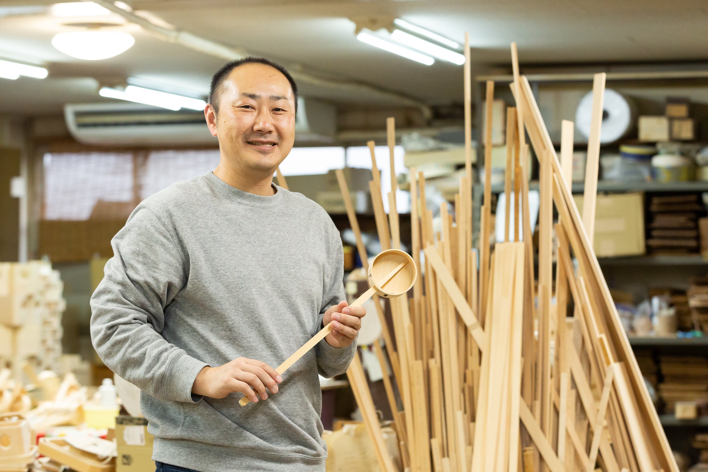 【岩田三宝製作所】木と向き合う静かな時間、柄杓製作ワークショップ。