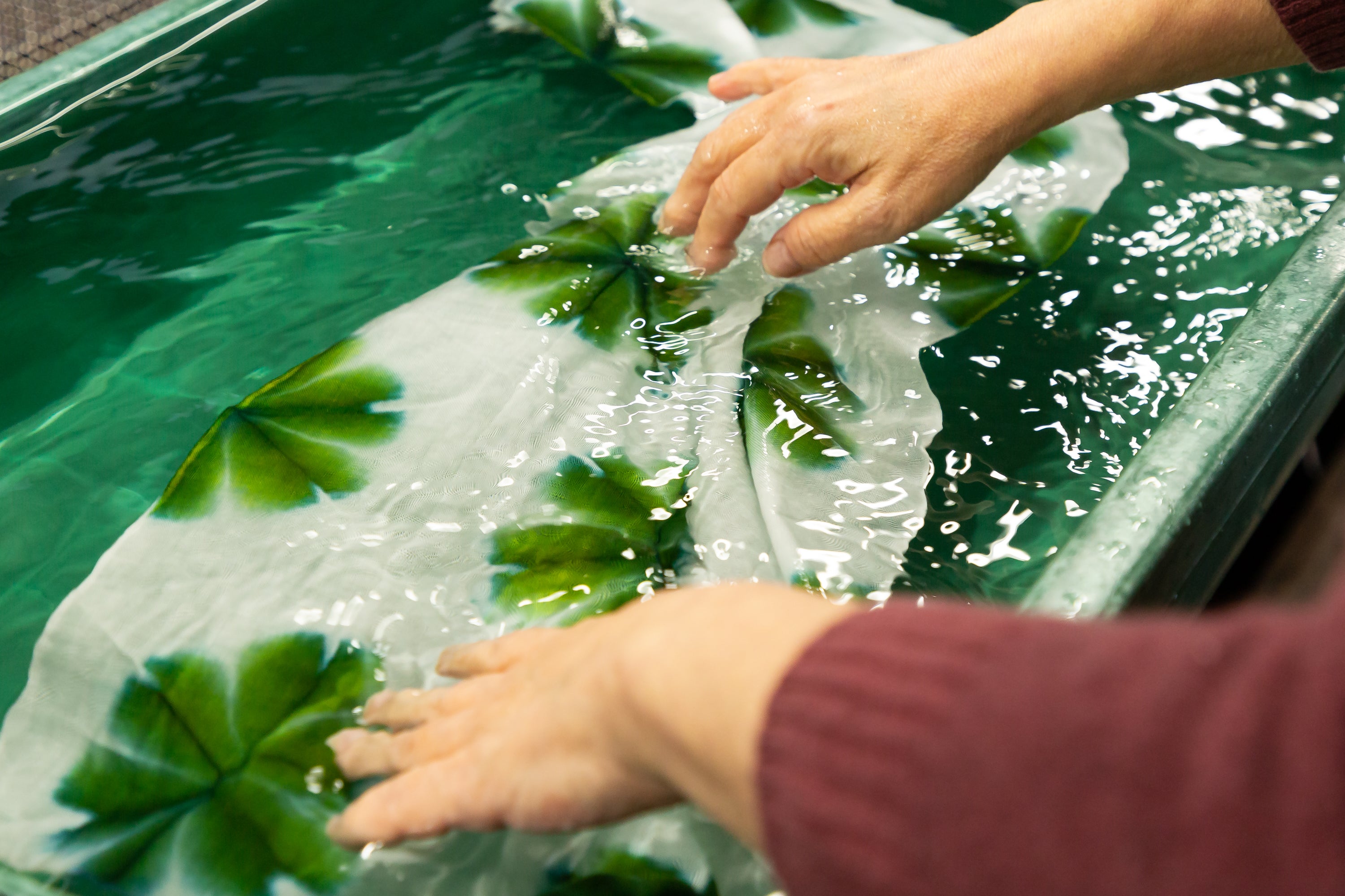 【こんせい】有松鳴海絞の伝統技法「雪花絞り」で世界にひとつの手ぬぐいをつくる体験